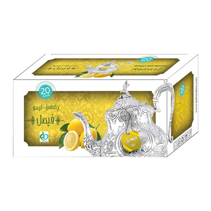 دمنوش چای سبز لیمو فیصل دربند